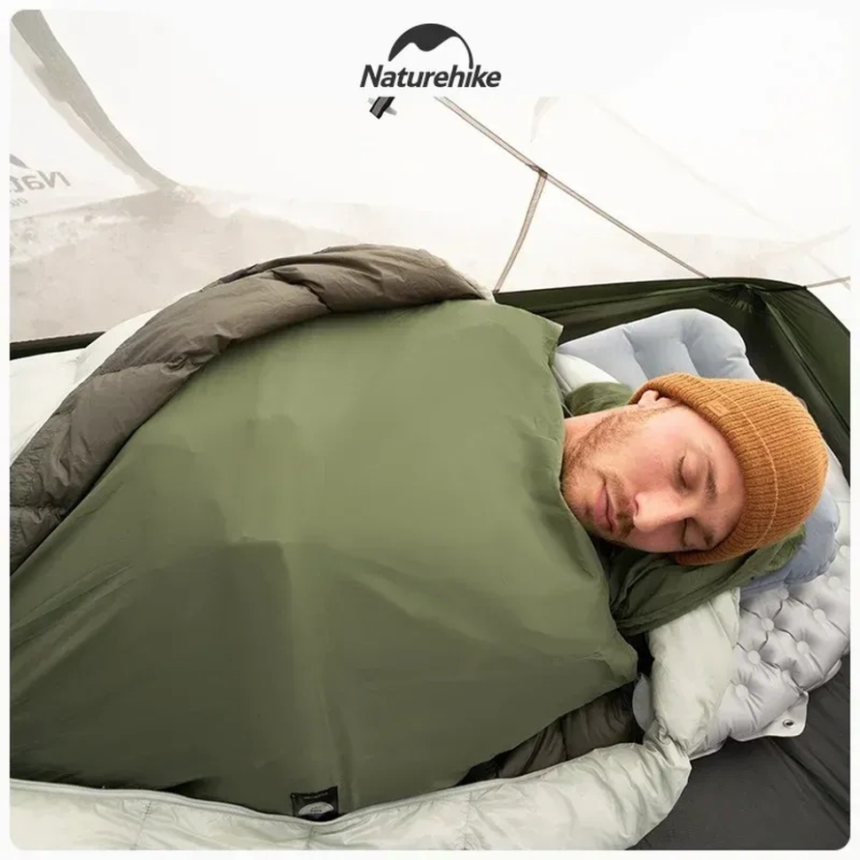 Підкладка для спального мішка Naturehike CNH22SD016, нейлон, сіро-блакитна
