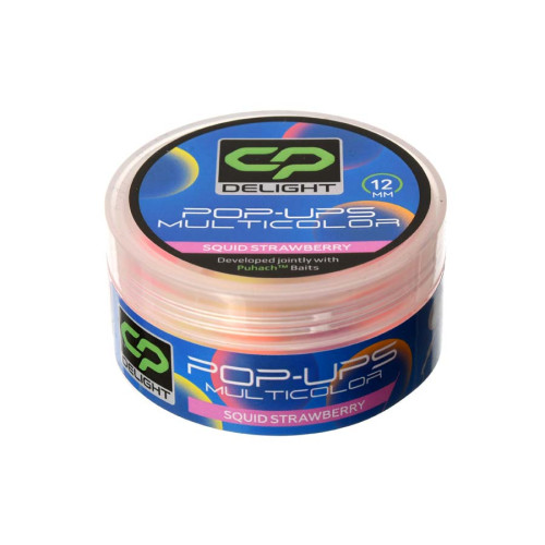 Бойли Carp Pro Delight Multicolor Pop Ups 12мм Squid Strawberry Бойли Carp Pro Delight Multicolor Pop Ups 12мм Squid Strawberry