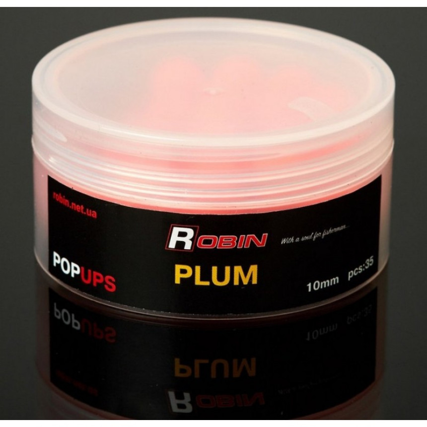 Наживка POP-UPS ROBIN 10мм., слива
