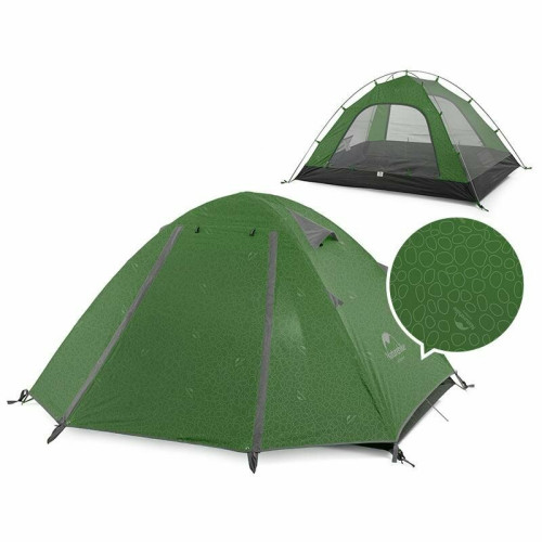 Намет чотиримісний Naturehike P-Series NH18Z044-P, 210T65D, темно-зелений Намет чотиримісний Naturehike P-Series NH18Z044-P, 210T65D, темно-зелений