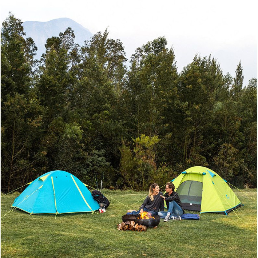 Намет чотиримісний Naturehike P-Series NH18Z044-P 210T/65D, блакитний