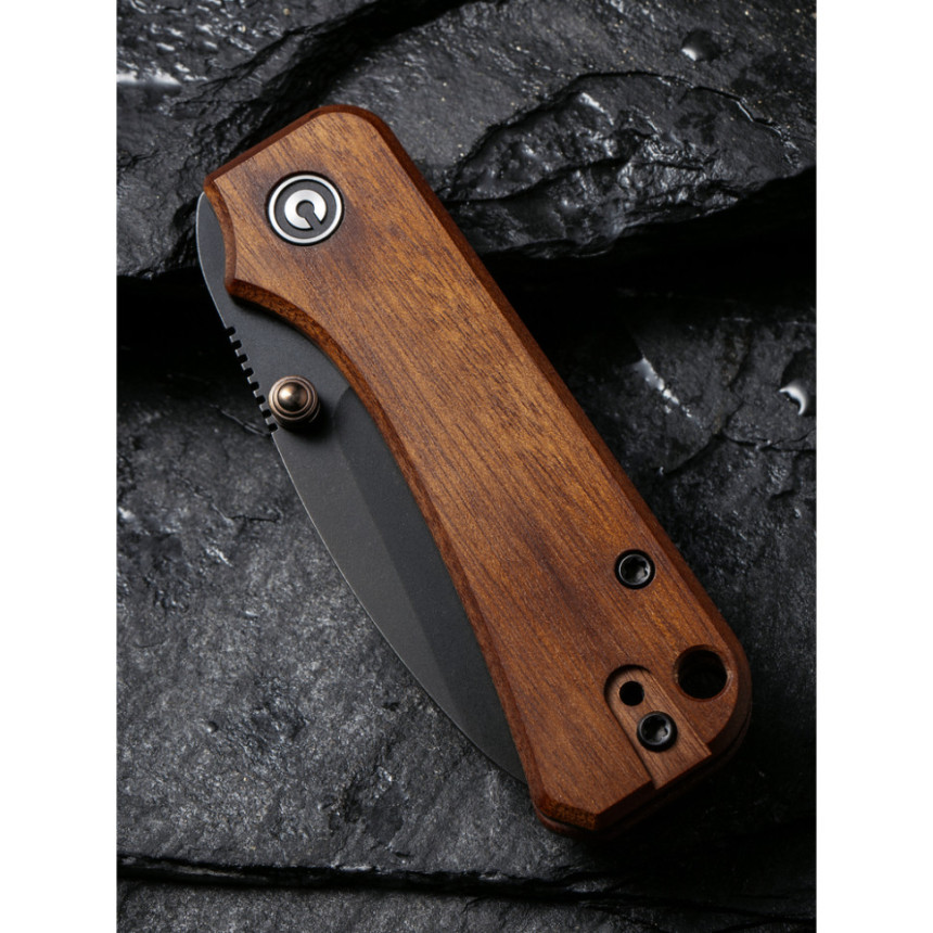 Ніж складаний Civivi Baby Banter Cuibourtia Wood C19068SB-2