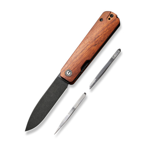 Ніж складаний Civivi Sendy Guibourtia Wood C21004A-2