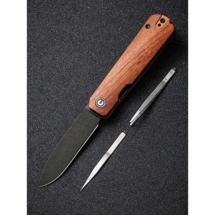 Ніж складаний Civivi Sendy Guibourtia Wood C21004A-2