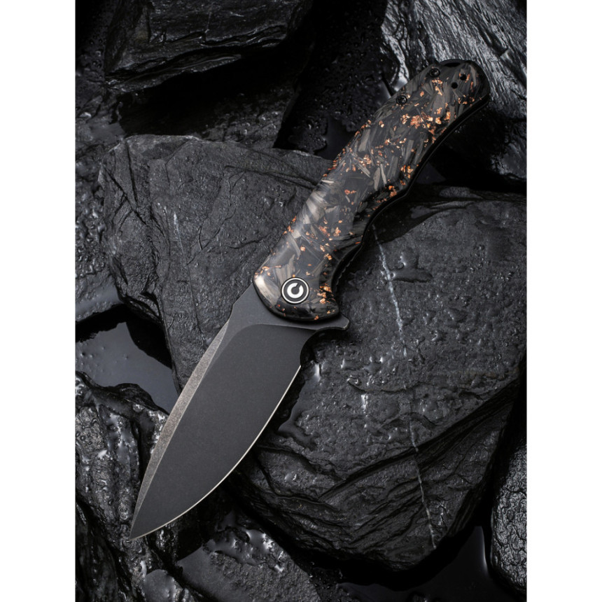 Ніж складаний Civivi Praxis Shredded Carbon Fiber C803I