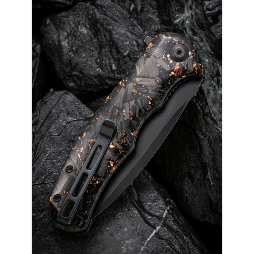 Ніж складаний Civivi Praxis Shredded Carbon Fiber C803I