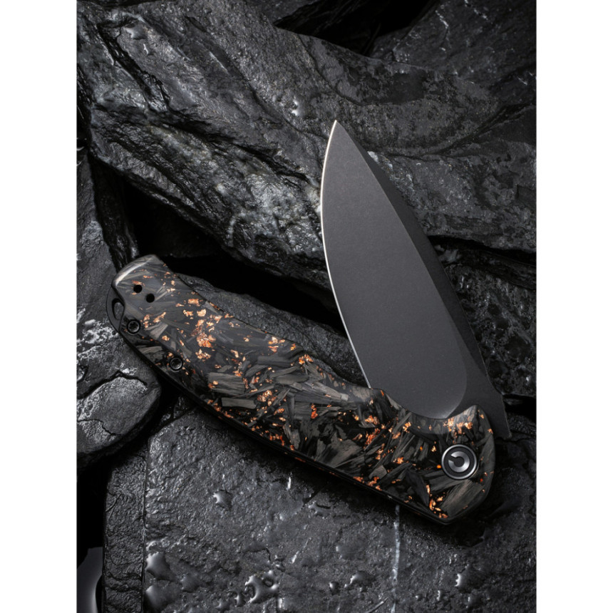 Ніж складаний Civivi Praxis Shredded Carbon Fiber C803I