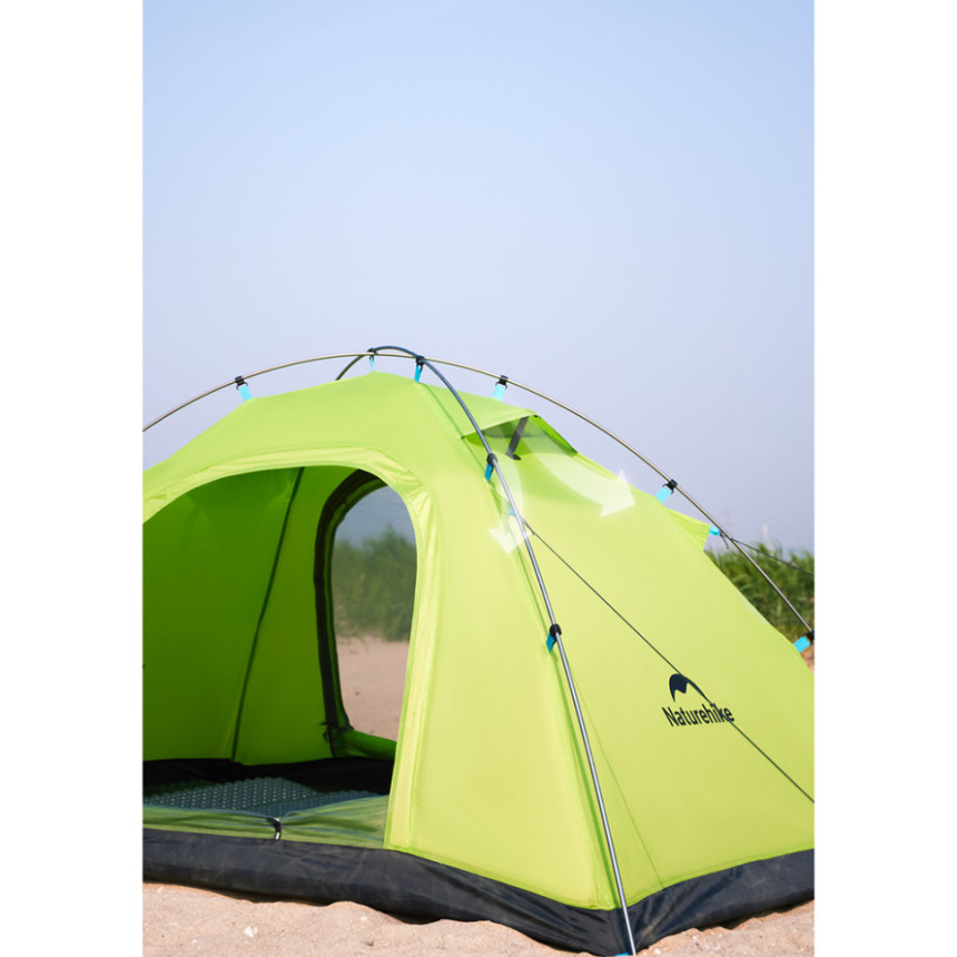 Намет двомісний Naturehike CNK2450WS030, зелений