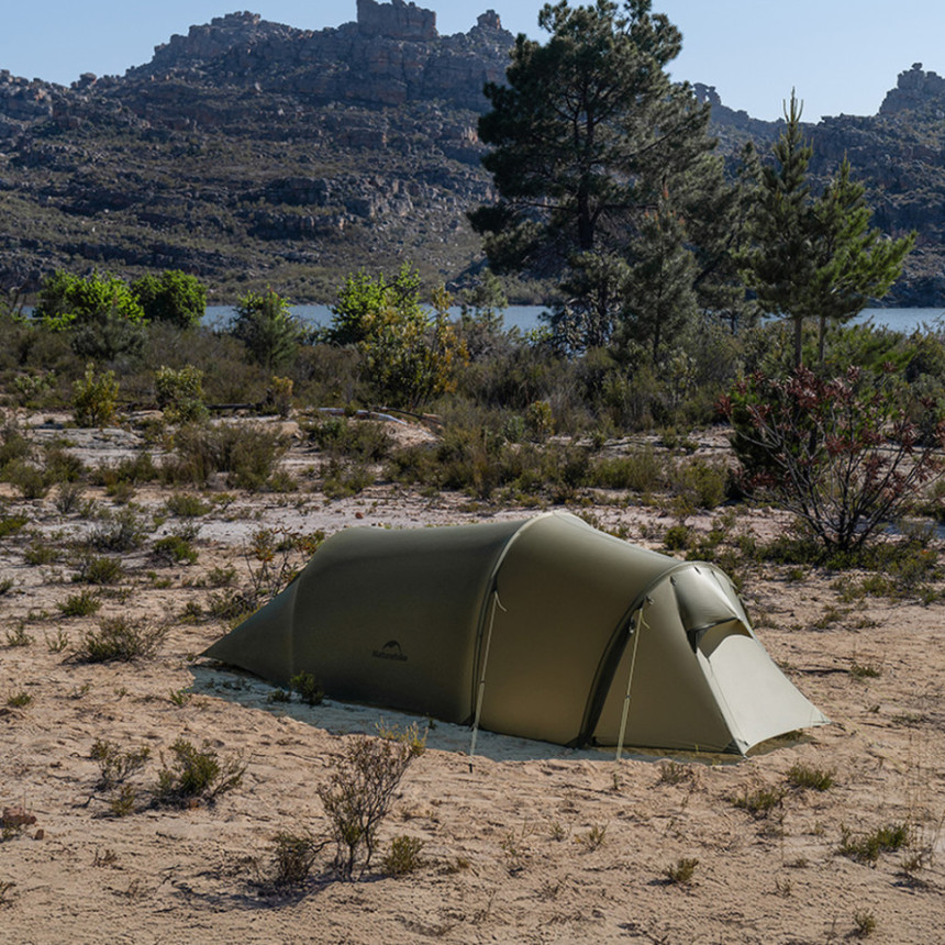 Намет двомісний Naturehike Opalus, UL, CNK2450WS036, темно-зелений