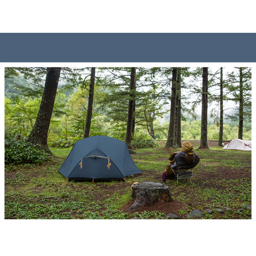 Намет двомісний ультралегкий Naturehike Mongar UL NH19M002-J, синій
