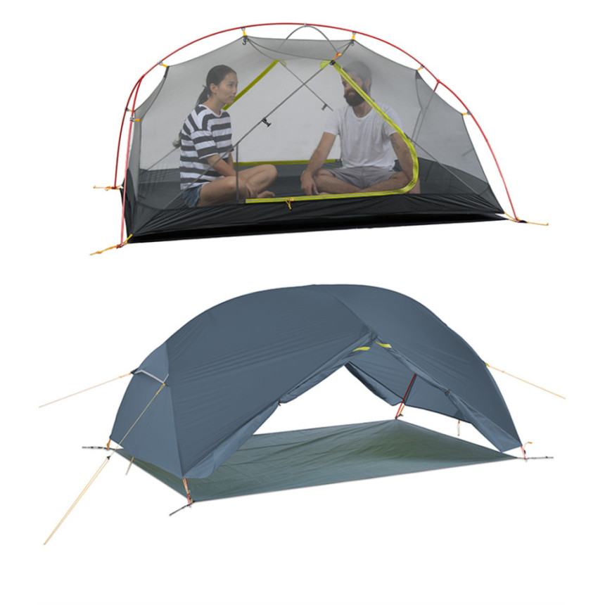Намет двомісний ультралегкий Naturehike Mongar UL NH19M002-J, синій