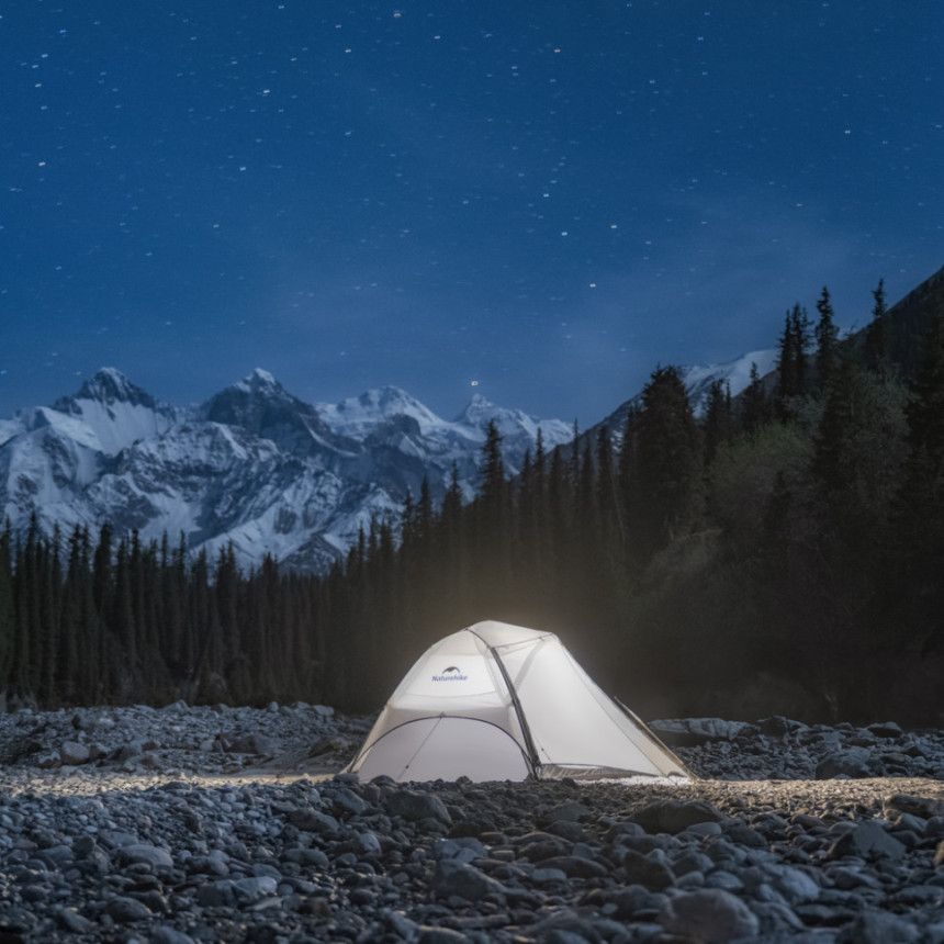 Намет двомісний ультралегкий Naturehike Star River UL CNK2450WS022, коричневий