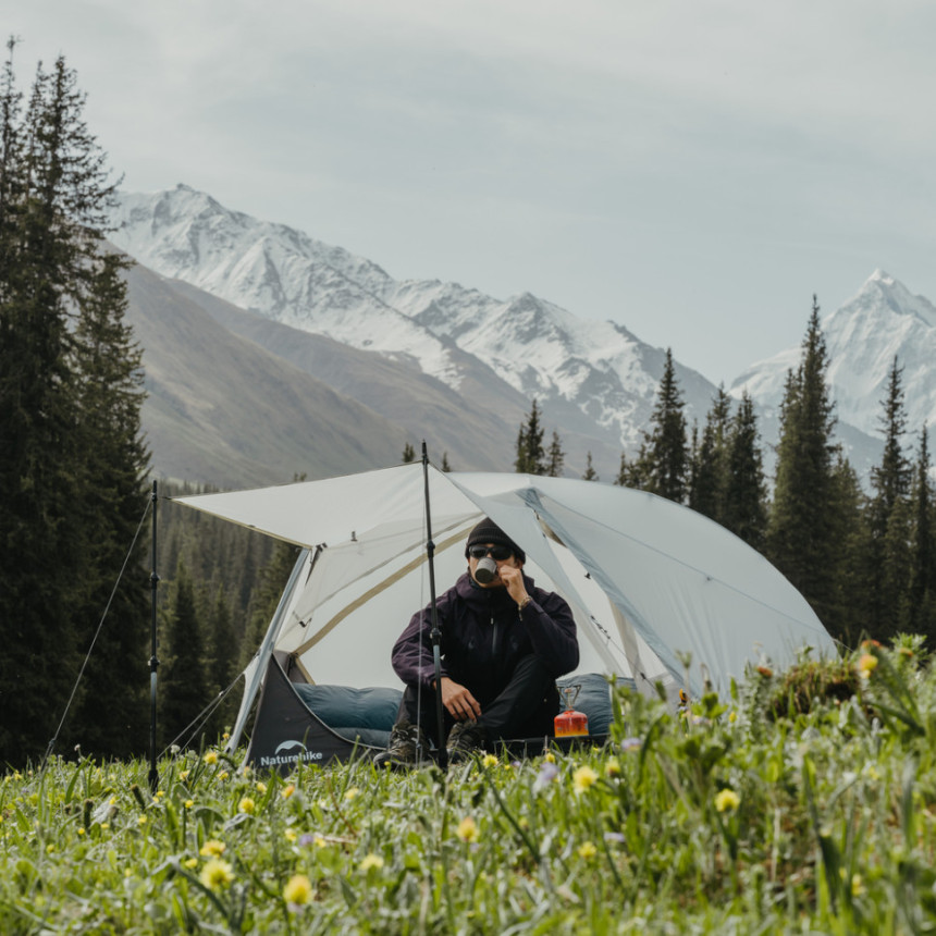 Намет двомісний ультралегкий Naturehike Star River UL CNK2450WS022, сірий