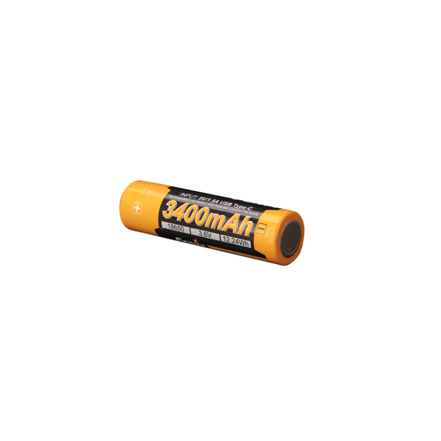 Акумулятор 18650 Fenix (3400 mAh) Type-C V3.0