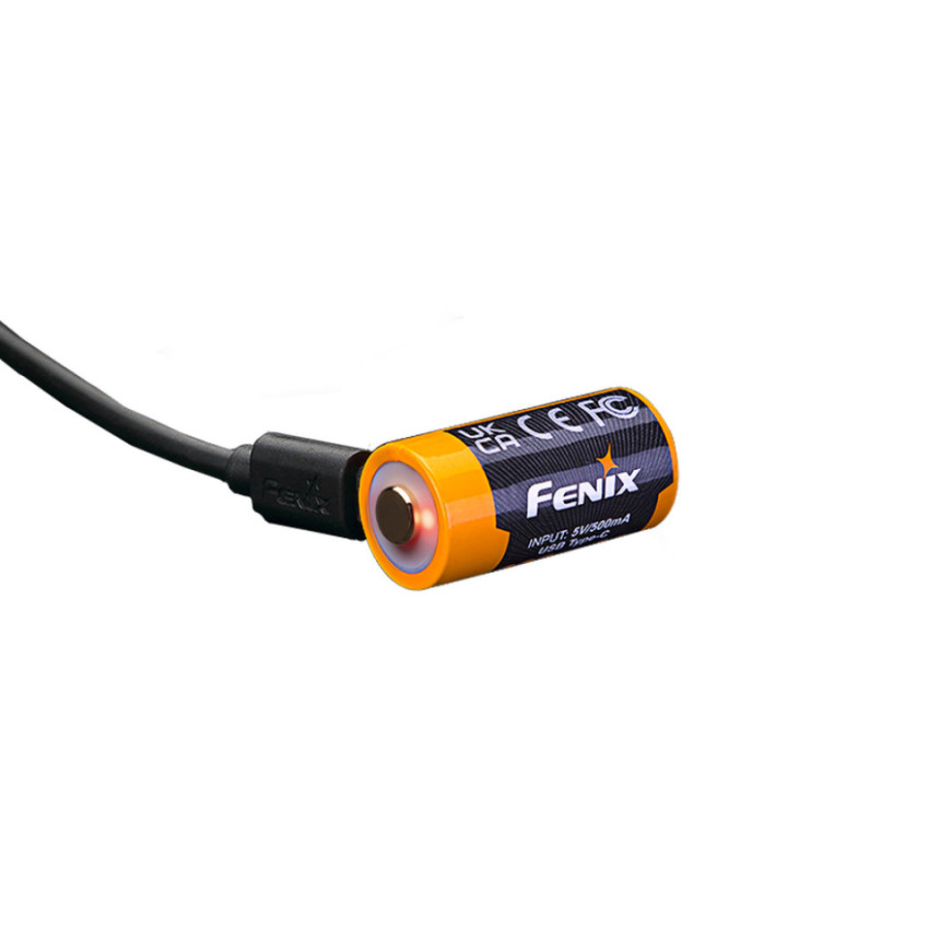 Акумулятор 16340 Fenix 800 UP mAh Li-ion Type-C