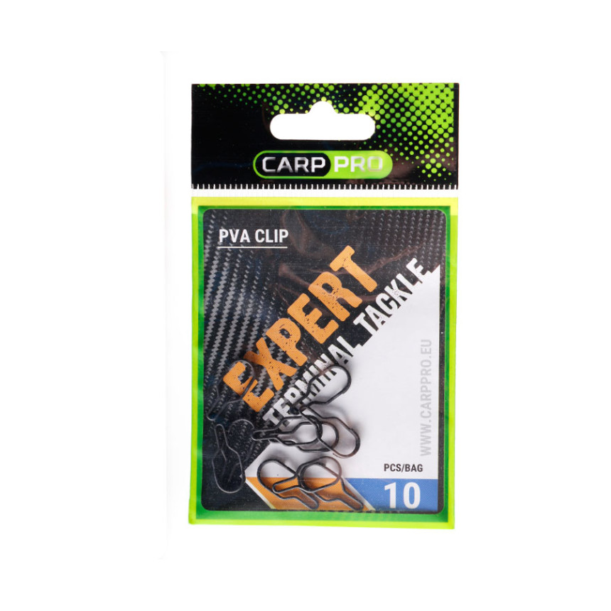 Кліпса для ПВА-стіков та пакетів Carp Pro 10 шт.