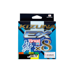 Шнур Owner Kizuna EX X8 Broad PE Multi Color 150м 0.19мм