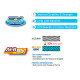 Шнур Owner Kizuna EX X8 Broad PE Invisible Blue 150м 0.13мм
