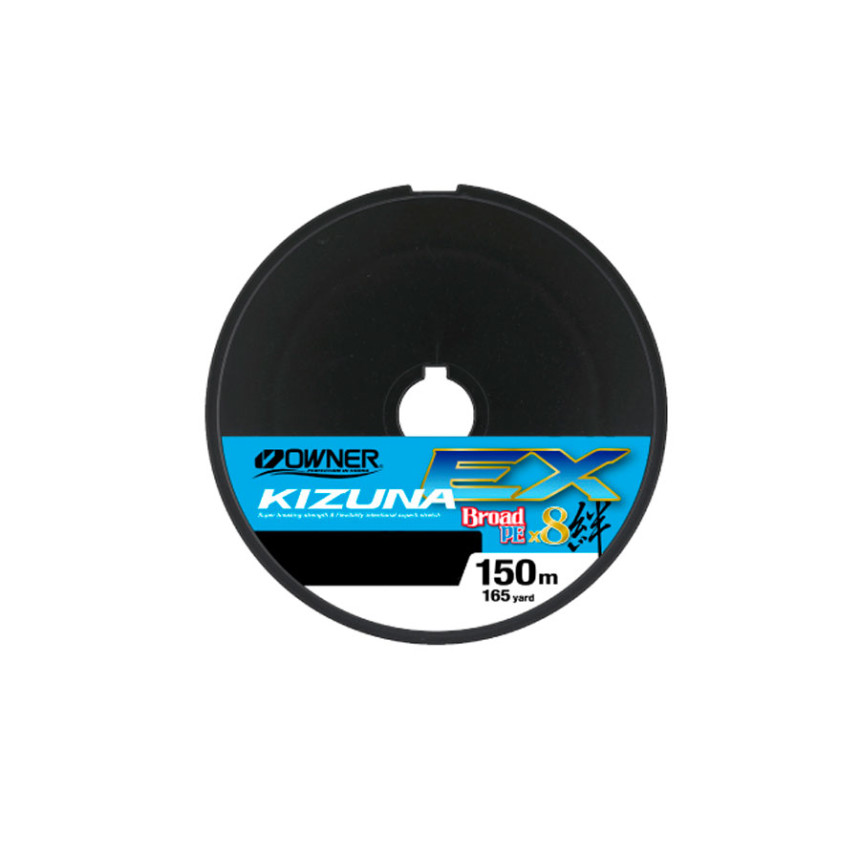 Шнур Owner Kizuna EX X8 Broad PE Invisible Blue 150м 0.19мм