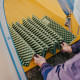 Килимок складаний IXPE Naturehike CNK2450WS044, алюмінієва плівка, 195x60х1,8 см, оливковий зелений