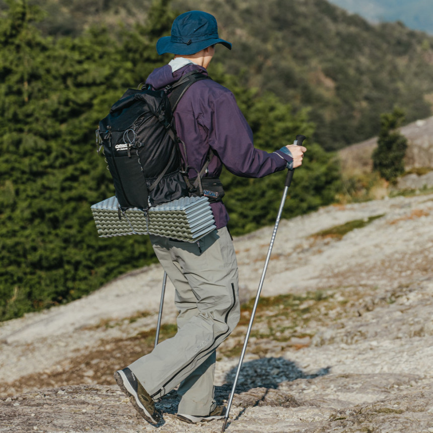Килимок складаний IXPE Naturehike CNK2450WS044, алюмінієва плівка, 195x60х1,8 см, синій