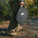 Настільна кругла піч із решіткою Naturehike CNK2550CF010, 36*32.6*12 см, хромоване залізо