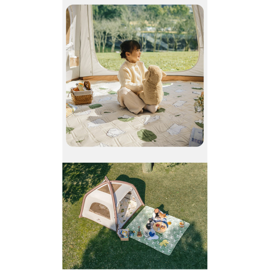 Килимок для пікніка Naturehike 210*240 CNK2350WS010, світло-салатний