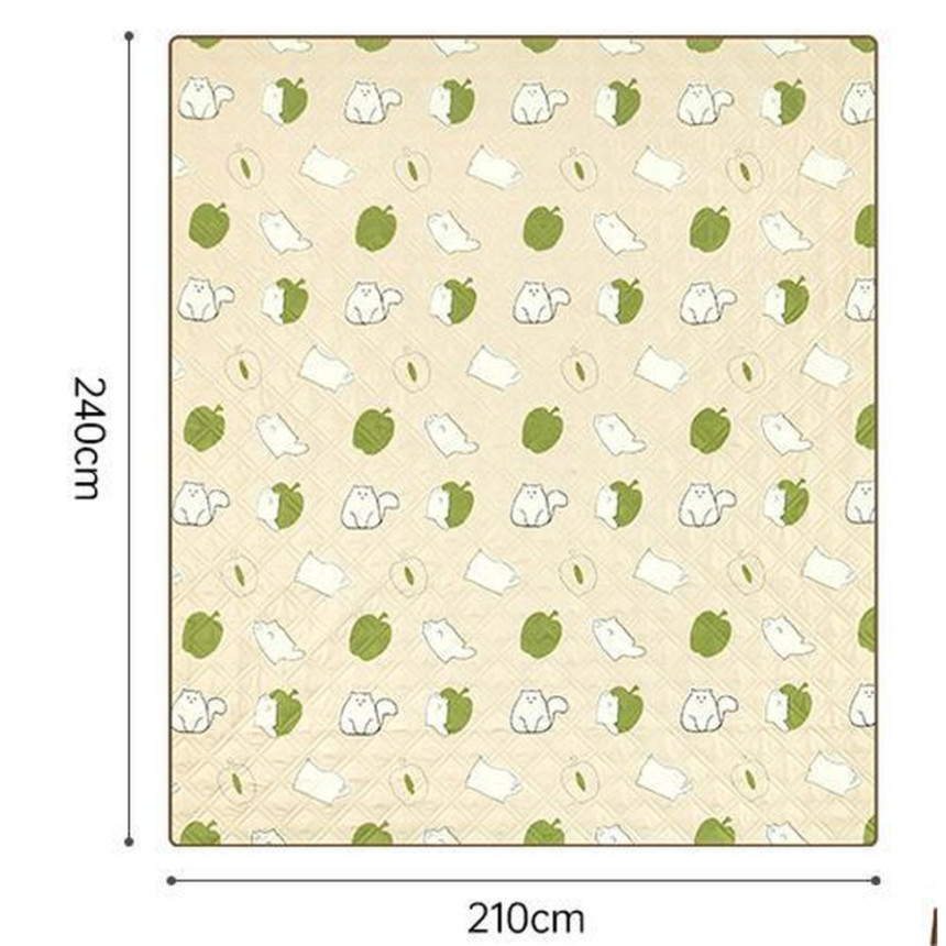Килимок для пікніка Naturehike 210*240 CNK2350WS010, бежевий з котами