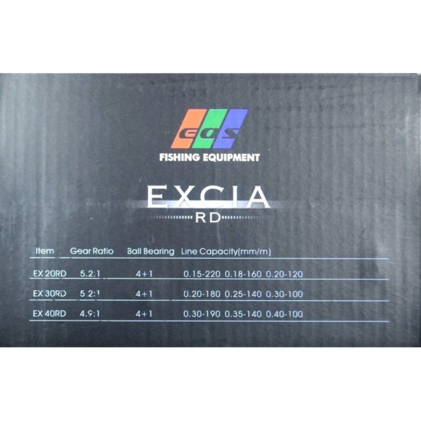 Котушка для риболовлі, EOS Excia 4000RD, 4+1 підшипник, розмір 4000