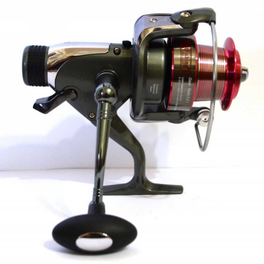 Спиннинговая котушка BratFishing COYOTE 5000 BAITRUNNER RD, з бейтраннером 3+1 подш.