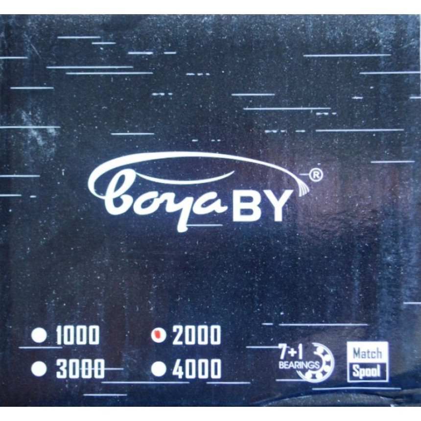 Котушка для риболовлі, BoyaBy ZJ 2000, 7+1 підшипник, розмір 2000