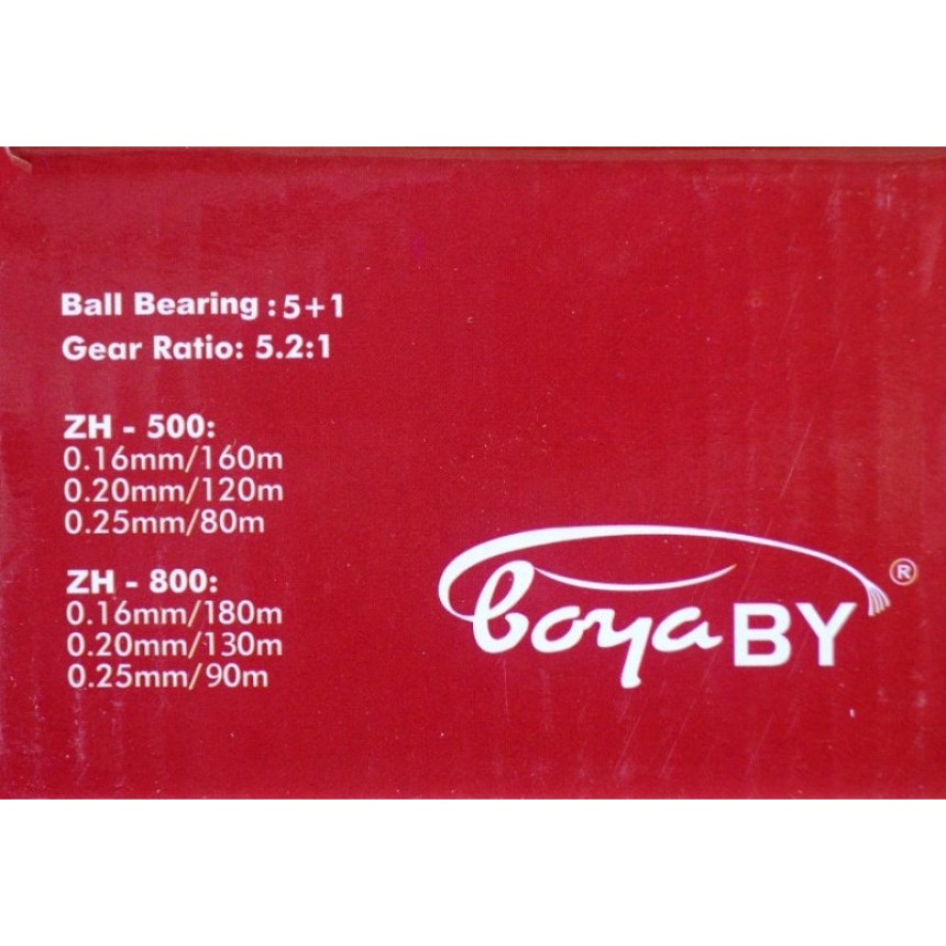 Котушка для вудилища, BoyaBy ZH 800, 5+1 підшипник, розмір 800