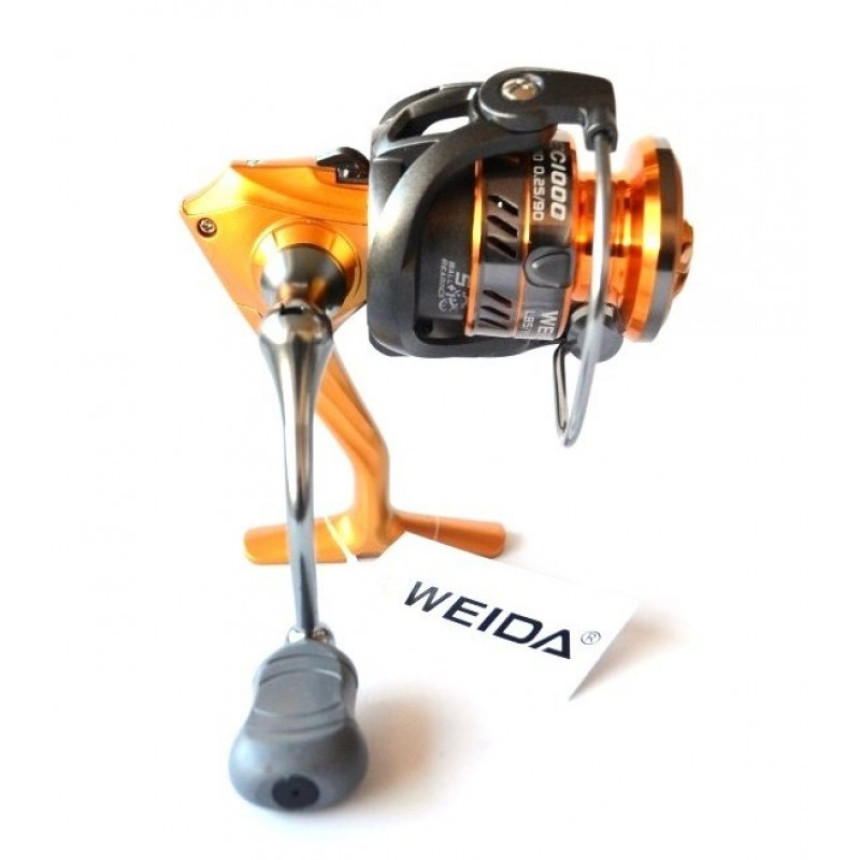 Котушка рибальська, Weida EC 1000, 5+1 підшипників
