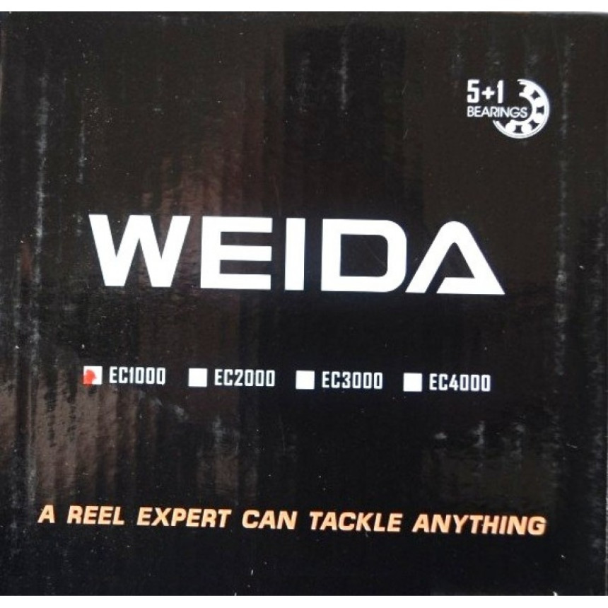 Котушка рибальська, Weida EC 1000, 5+1 підшипників