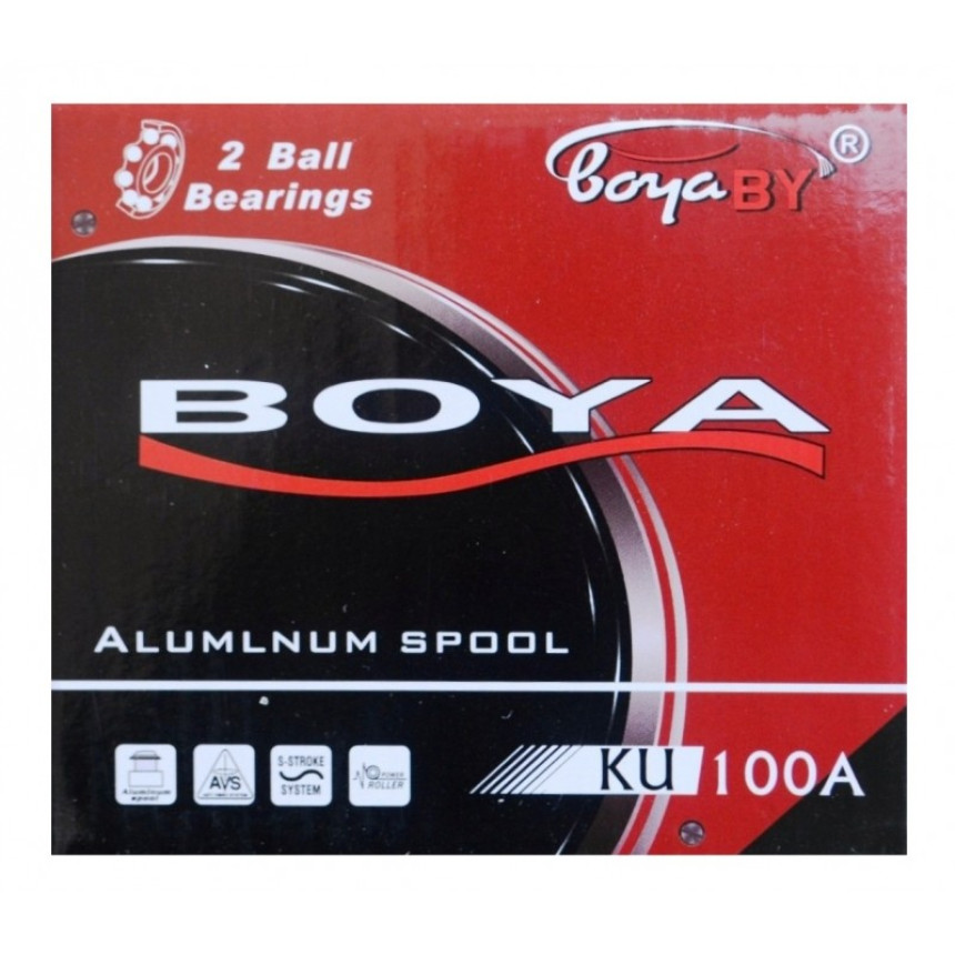 Котушка для вудилища, BoyaBy KU 100A, розмір 100, 2 підшипники