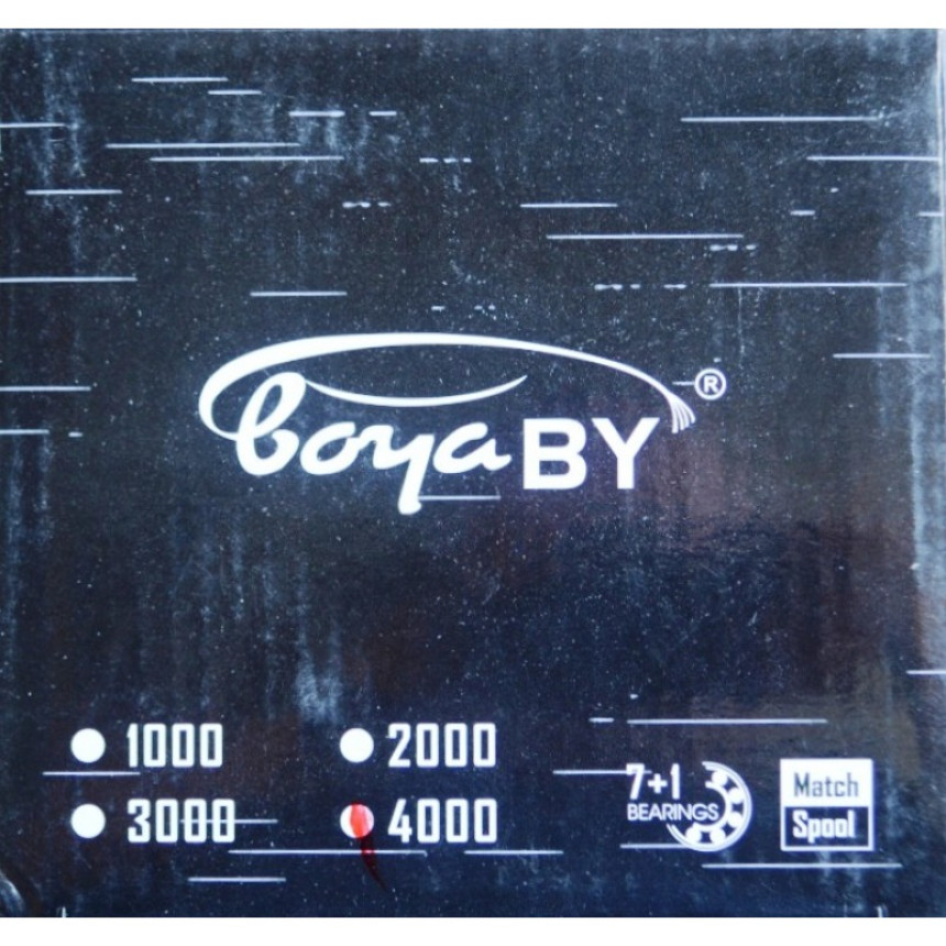 Рибальська котушка, BoyaBy ZJ 4000, 7+1 підшипник, розмір 4000