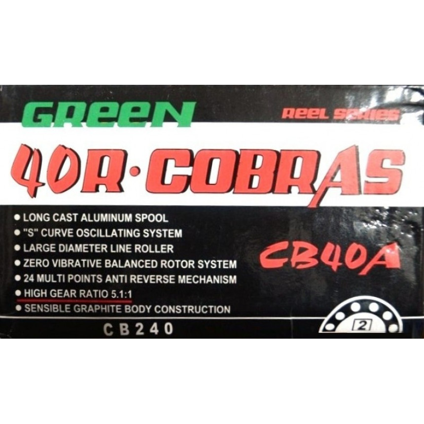 Котушка для спінінга, Siweida Cobras, розмір 4000, 2 підшипники