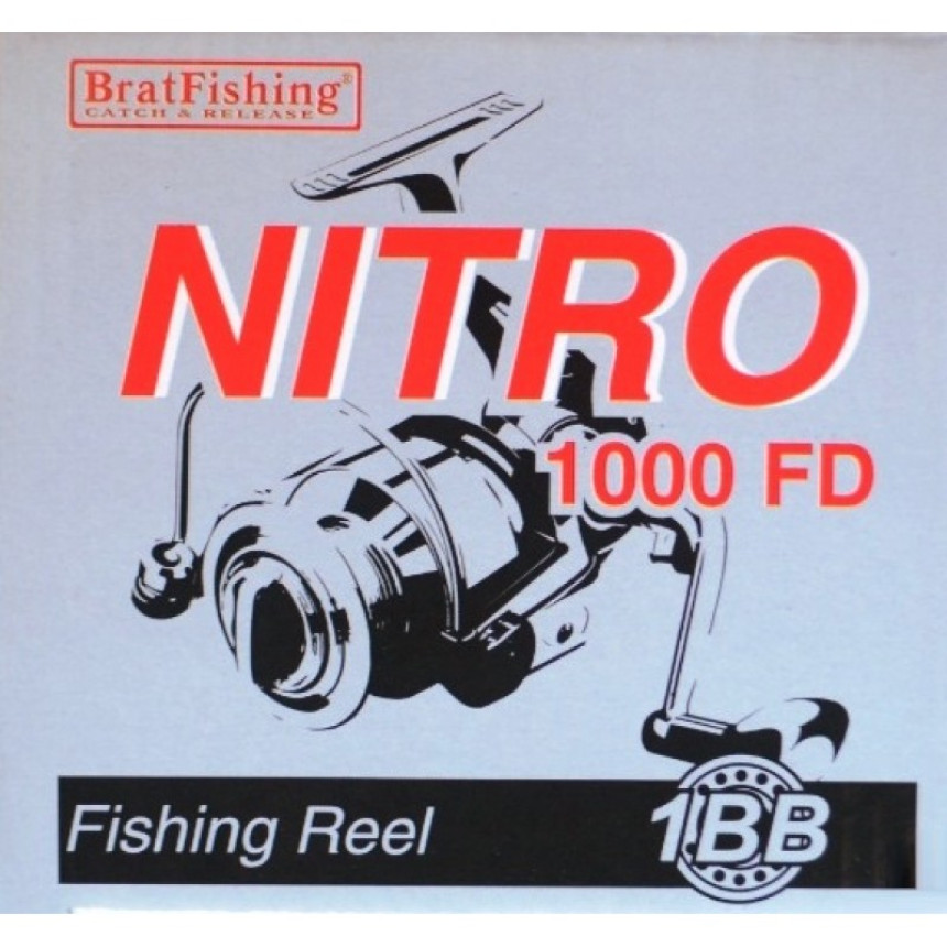 Котушка для спінінга Brat Fishing, NITRO 1000 FD, 1 підш.