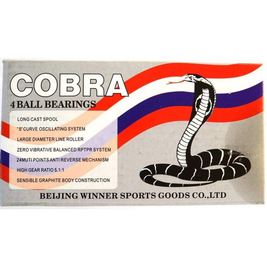 Котушка для спінінга Cobra Winner 4 підшипника