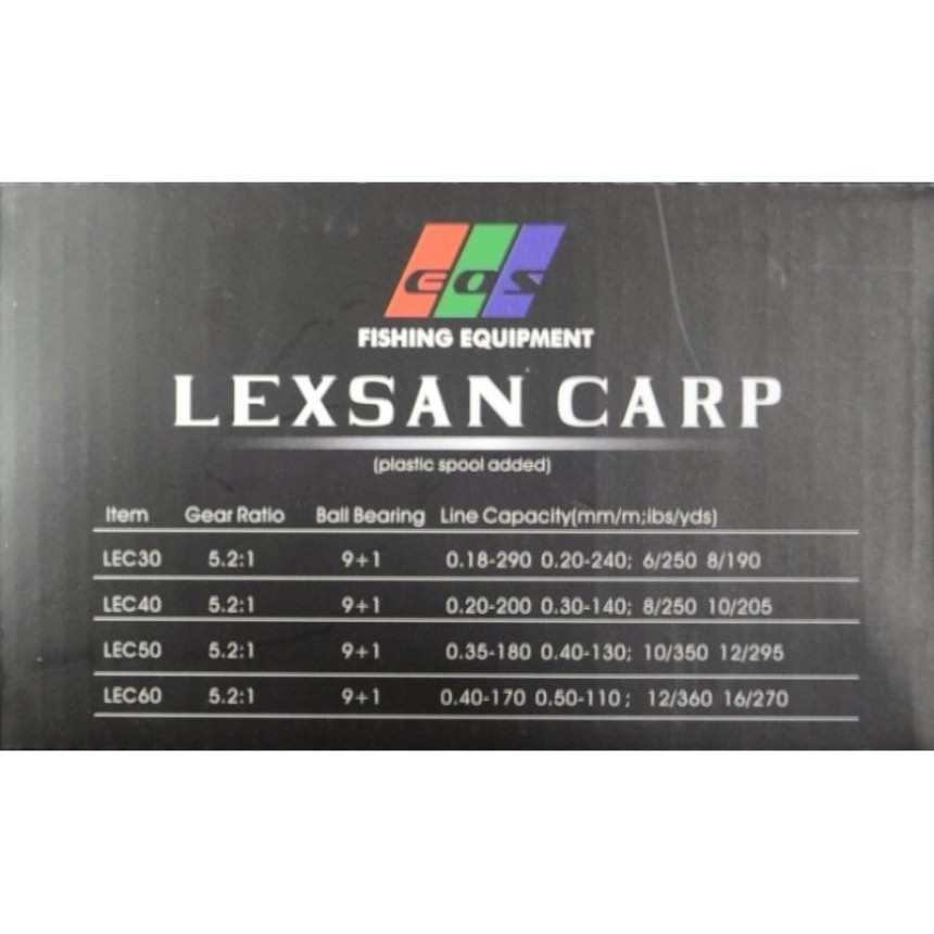 Котушка рибальська, EOS Lexan Carp 4000, 9+1 підшипник, з бейтранером