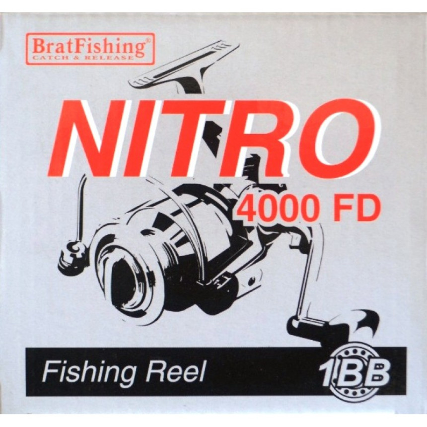 Котушка для спінінга BratFishing, NITRO 4000 FD, 1 підш.