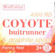 Рибальська котушка BratFishing, COYOTE 4000 BAITRUNNER RD, з бейтраннером 3+1 подш.