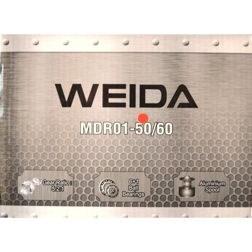 Спиннинговая котушка Weida MDR01 5000, c бейтраннером, 6+1 подш.