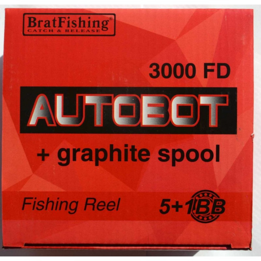 Котушка для спінінга Brat Fishing, AUTOBOT 3000 FD, 5+1 підш.