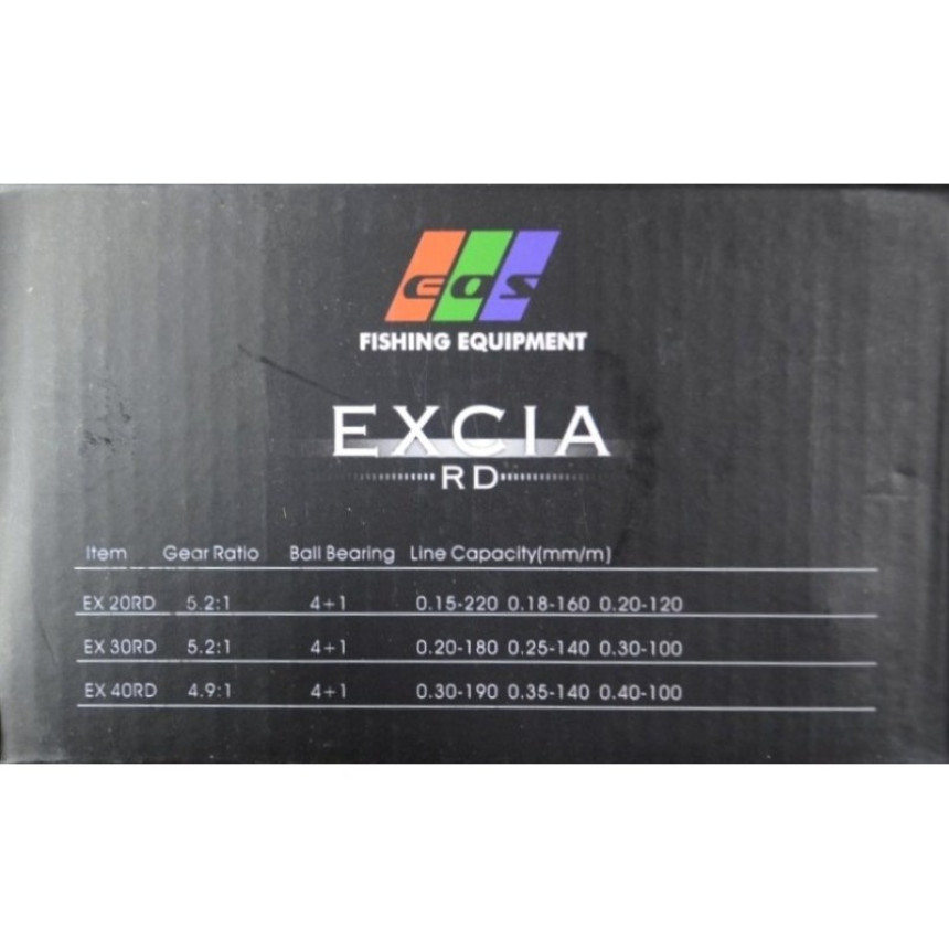 Котушка для спінінга, EOS Excia 3000RD, 4+1 підшипник, розмір 3000