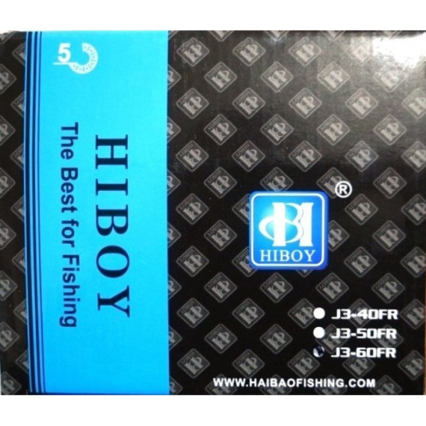 Котушка для спінінга, Hiboy J3-60FR, 5 підшипників, з бейтранером, розмір 6000