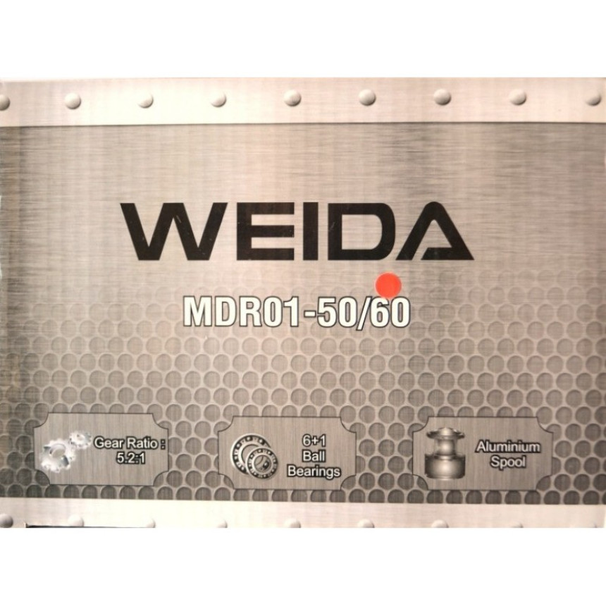 Спиннинговая котушка Weida (Kaida) MDR01 6000, c бейтраннером, 6+1 подш.