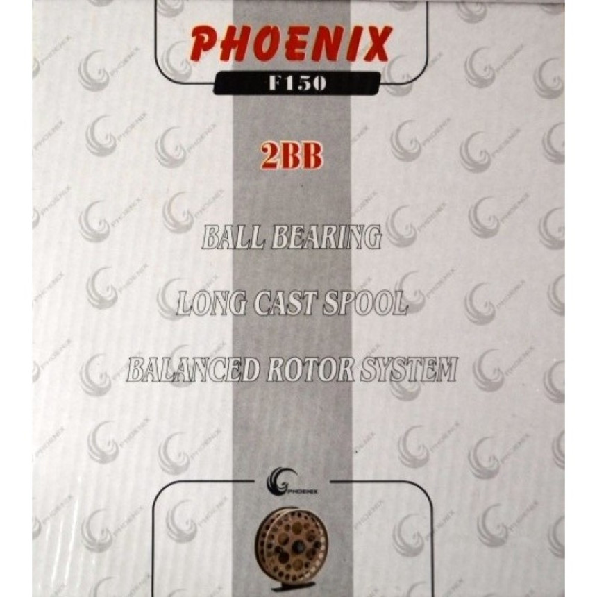 Рибальська котушка, проводочна, Phoenix F150, 2 підшипники