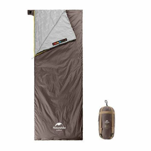 Спальник надлегкий Naturehike Summer LW180 NH21MSD09 правий, (15°C), p-p XL, коричневий Спальник надлегкий Naturehike Summer LW180 NH21MSD09 правий, (15°C), p-p XL, коричневий