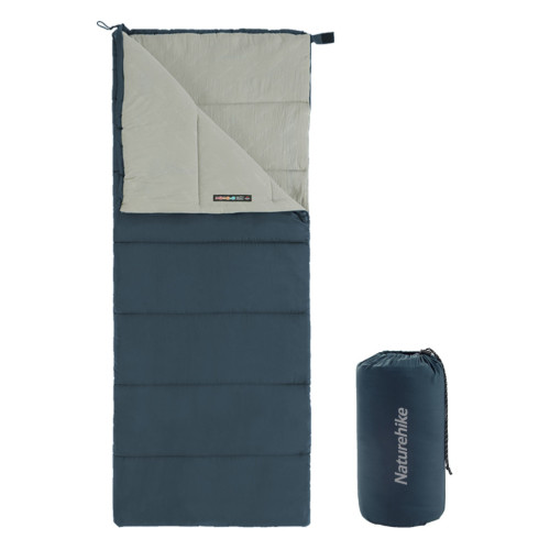 Спальний мішок Naturehike F150 NH22MSD05, правий, темно-блакитний Спальний мішок Naturehike F150 NH22MSD05, правий, темно-блакитний
